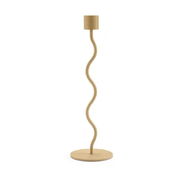 Curved candle holder 26 cm - Peanut - Cooee Design