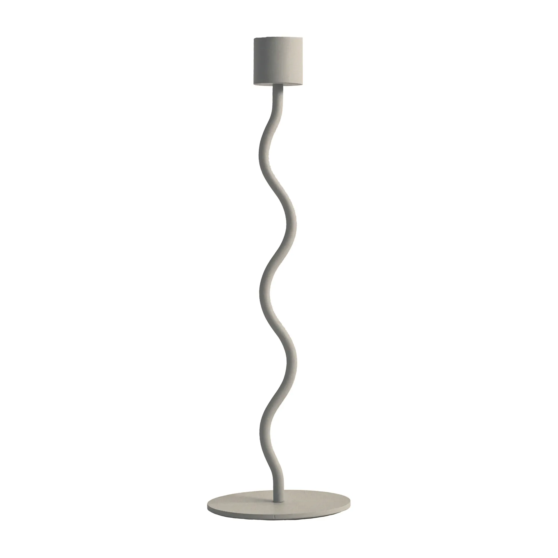 Curved candle holder 26 cm, Sand Cooee Design