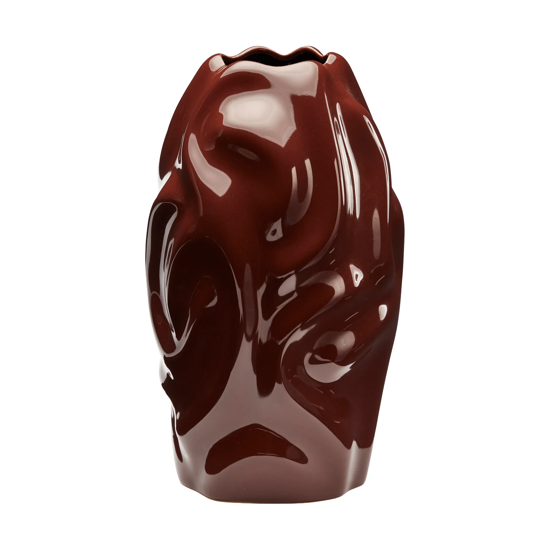 Drift desert vase 28 cm, Maroon Cooee Design