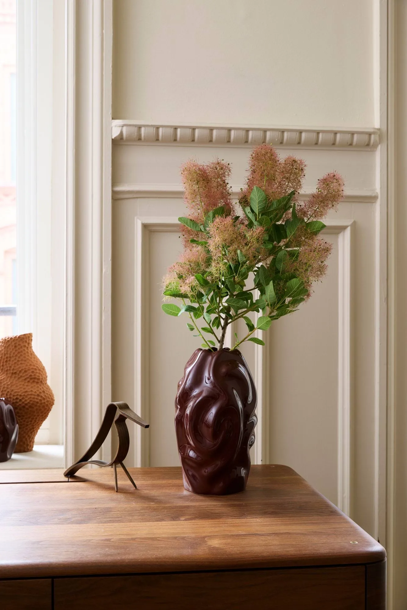 Drift desert vase 28 cm, Maroon Cooee Design