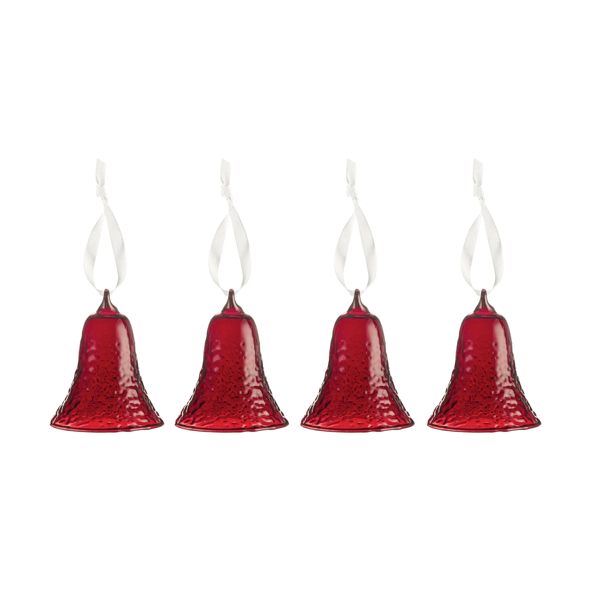 Gry bell clock 8 cm, Deep red Cooee Design