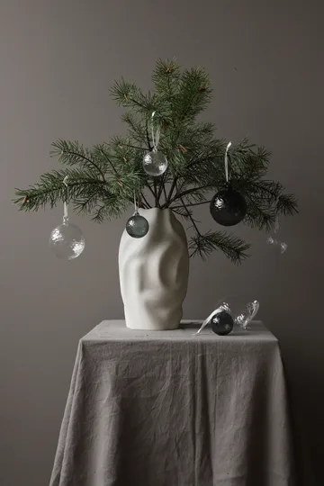 Gry Marble Christmas bauble Ø5 cm - Clear - Cooee Design
