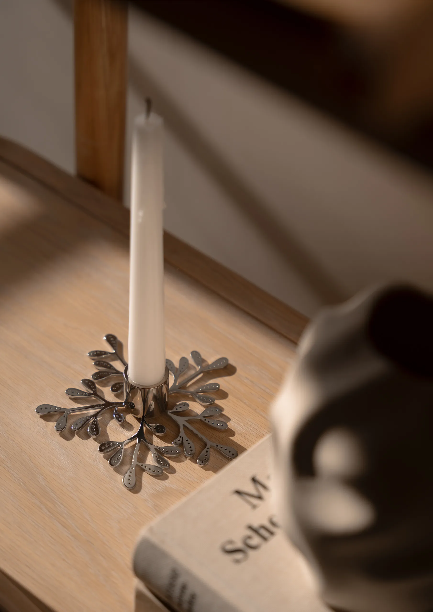 Mistletoe candle sticks, Rostfritt stål Cooee Design
