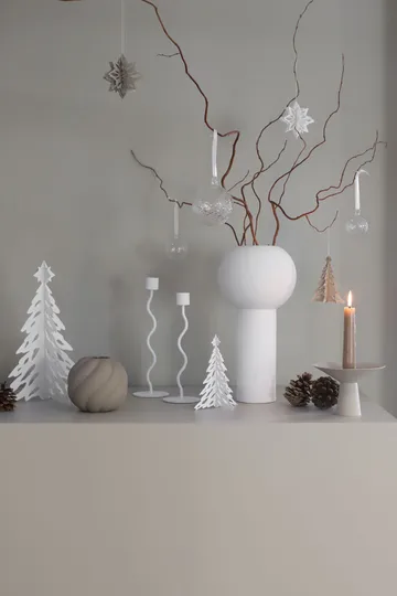Pinetree decorative fir 20 cm - White - Cooee Design