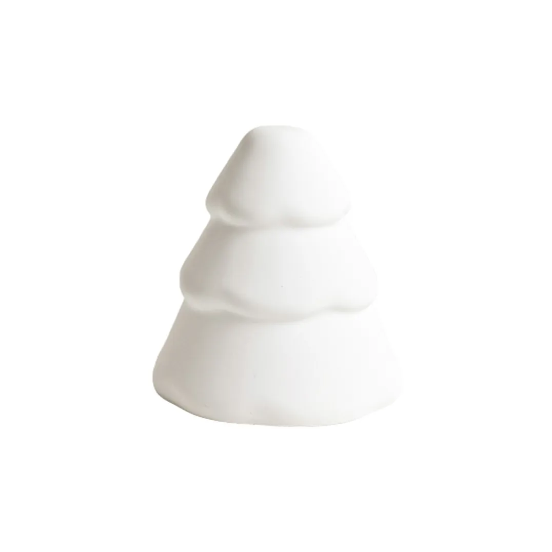 Snowy Christmas tree 10 cm, White Cooee Design