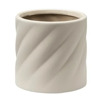 Twist plant pot - Sand, small Ø12 cm - Cooee Design
