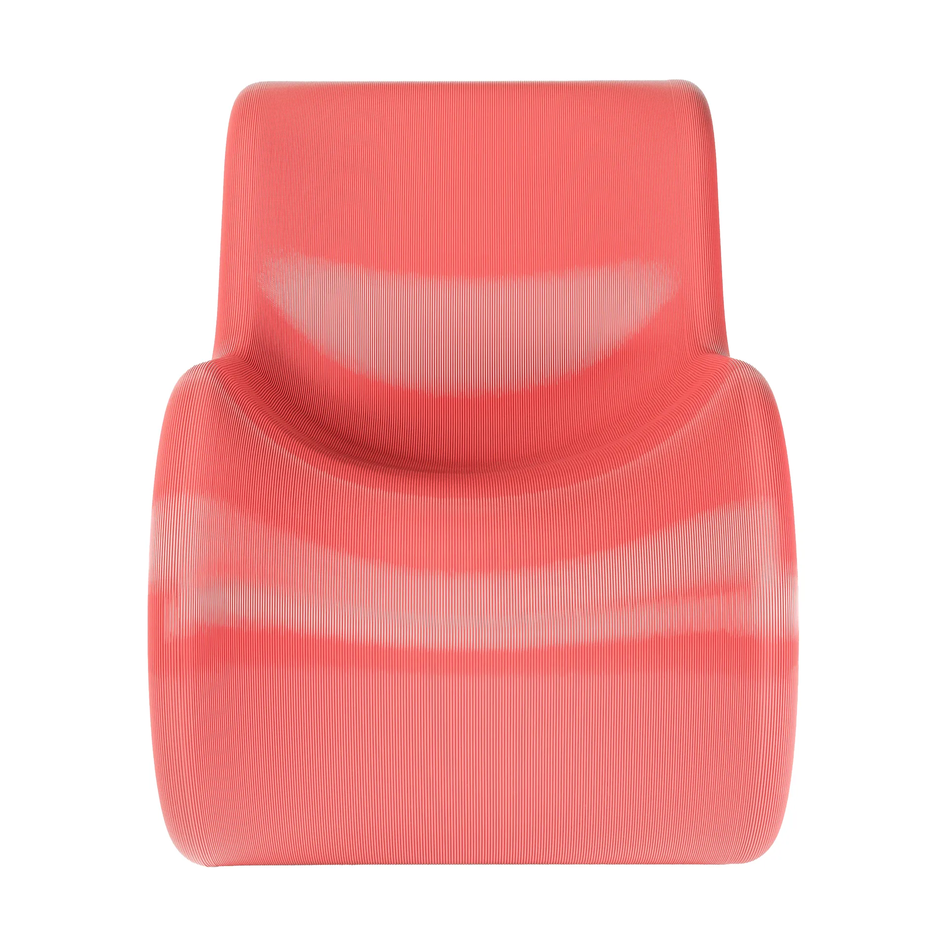 Éclair chair lounge chair, Bubblegum Crème Atelier