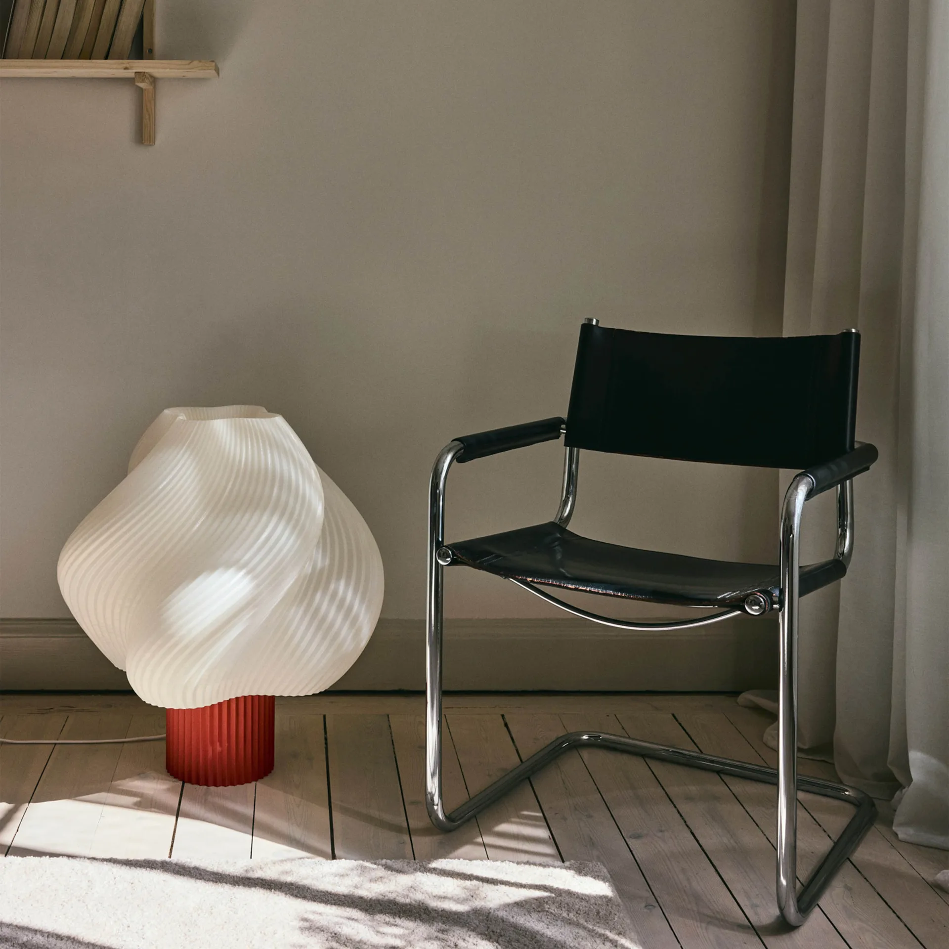 Soft Serve floor lamp, Rhubarb, Mega, 63 cm Crème Atelier