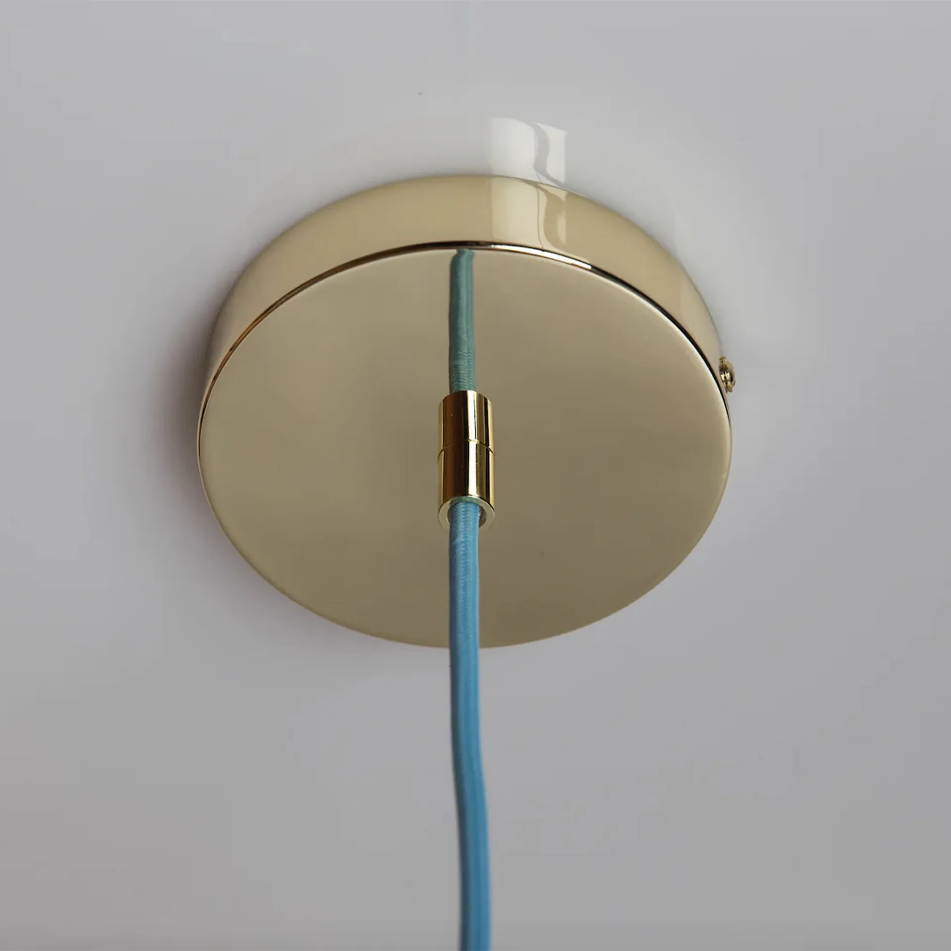 Soft Serve pendant, Blueberry sorbet-brass, 01, 20 cm Crème Atelier