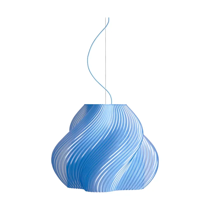 Soft Serve pendant - Blueberry sorbet-chrome, Mega, 60 cm - Crème Atelier