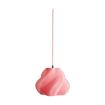 Soft Serve pendant - Peach sorbet-chrome, 01, 20 cm - Crème Atelier