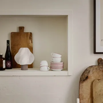 Soft Serve portable table lamp - Mocha, 23 cm - Crème Atelier