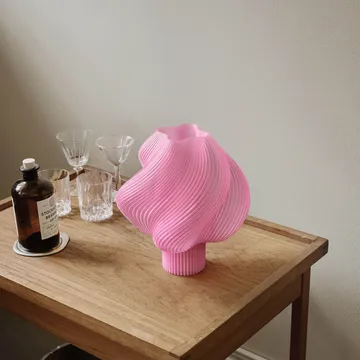 Soft Serve table lamp - Rose sorbet, Regular, 26 cm - Crème Atelier