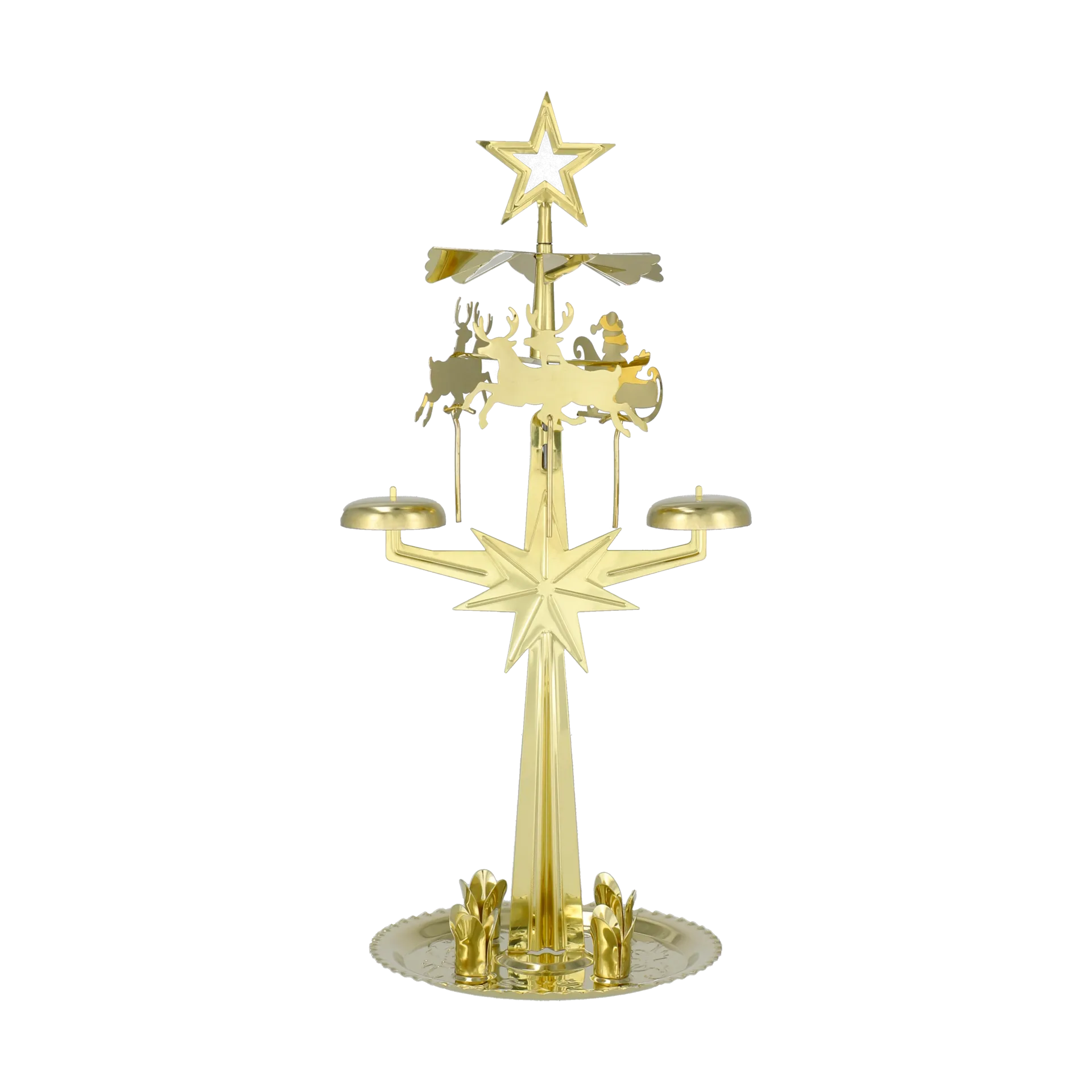 Christmas Carousel Angel Chimes Original, Brass Dala Industrier