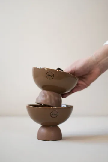 Base Dome bowl S Ø12 cm - Nougat - DBKD