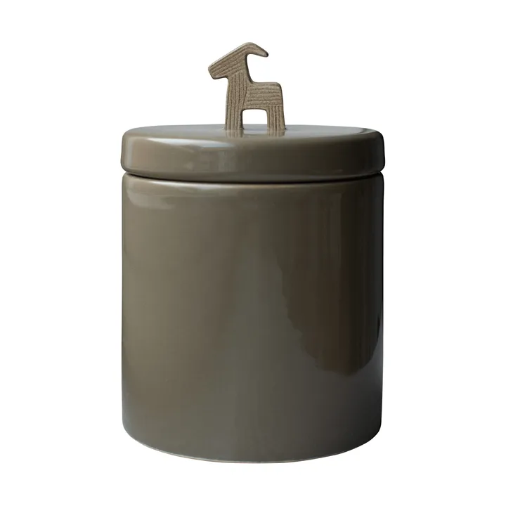 Bruse jar with lid - Shiny dust, Ø12x16 cm - DBKD