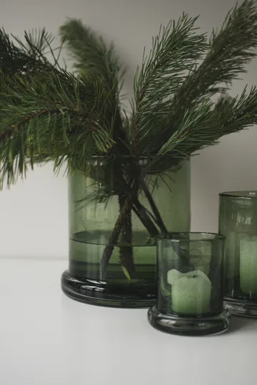 Bubble tealight holder Ø20 cm - Green - DBKD
