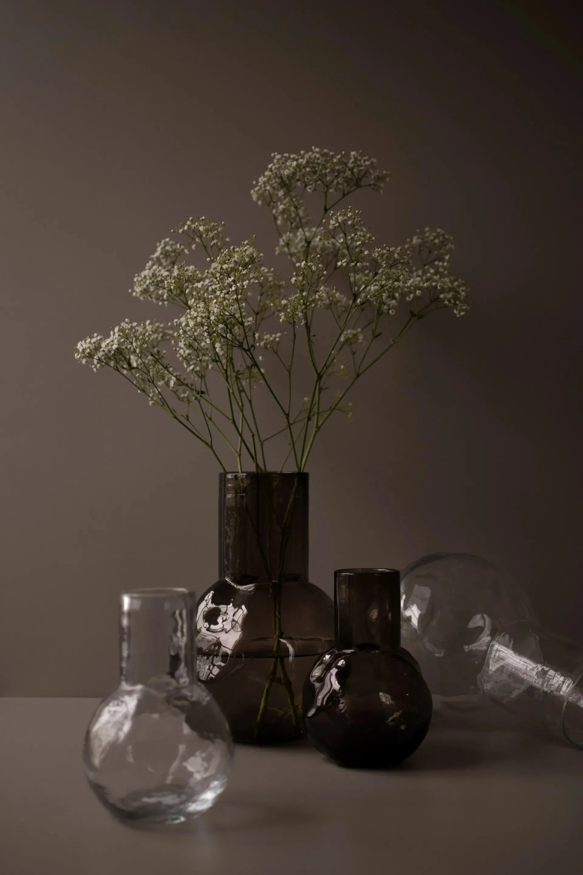 Bunch vase 30 cm, Clear DBKD