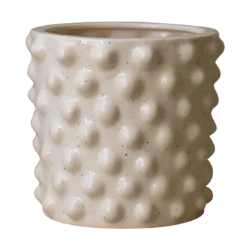 Cloudy flower pot vanilla - Mini Ø15 cm - DBKD