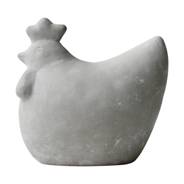 Concrete hen decoration - Small - DBKD