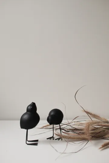 DBKD Swedish Birds Easter decoration 2-pack - Black - DBKD
