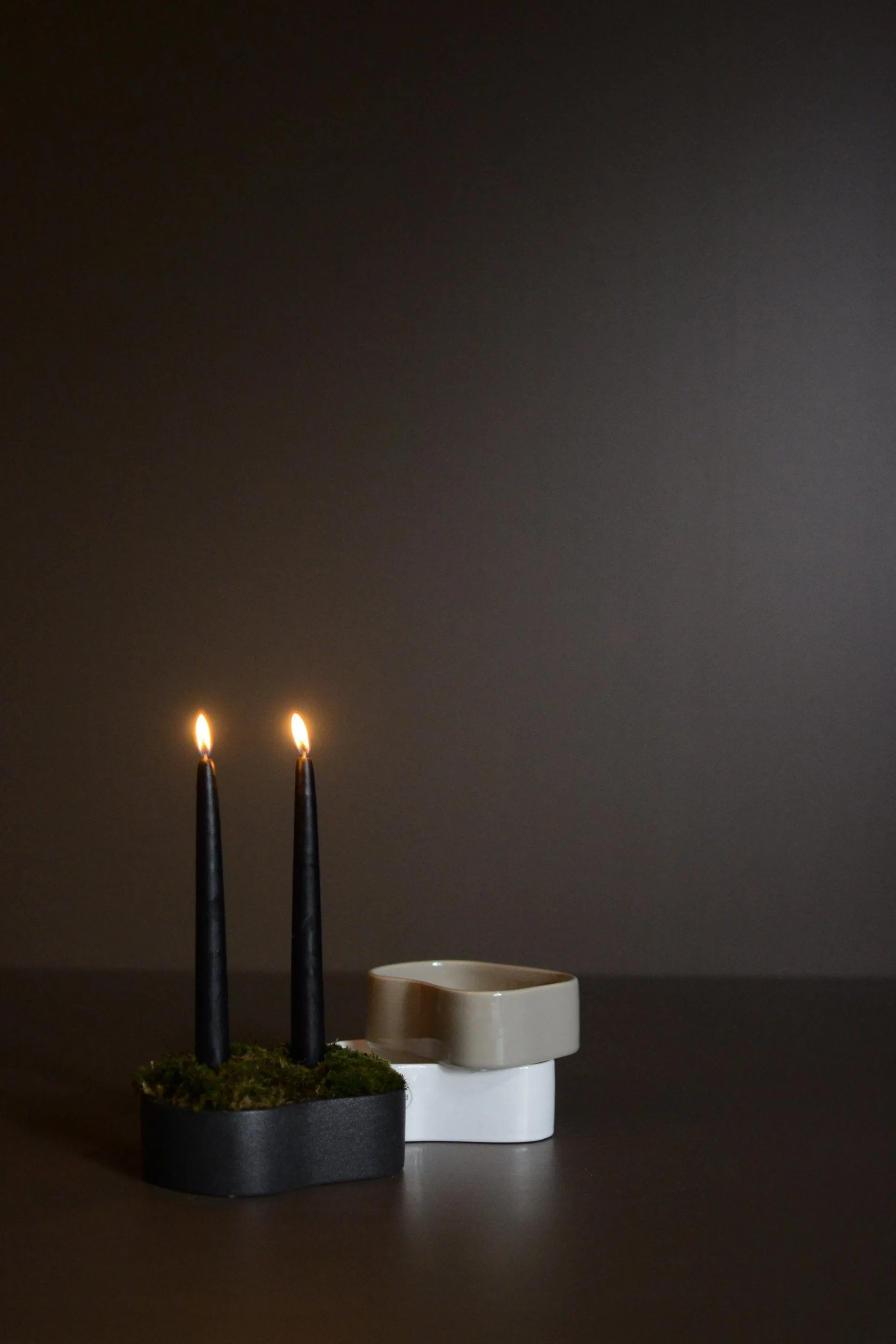 Fill me up candle sticks 15 cm, Cast iron DBKD