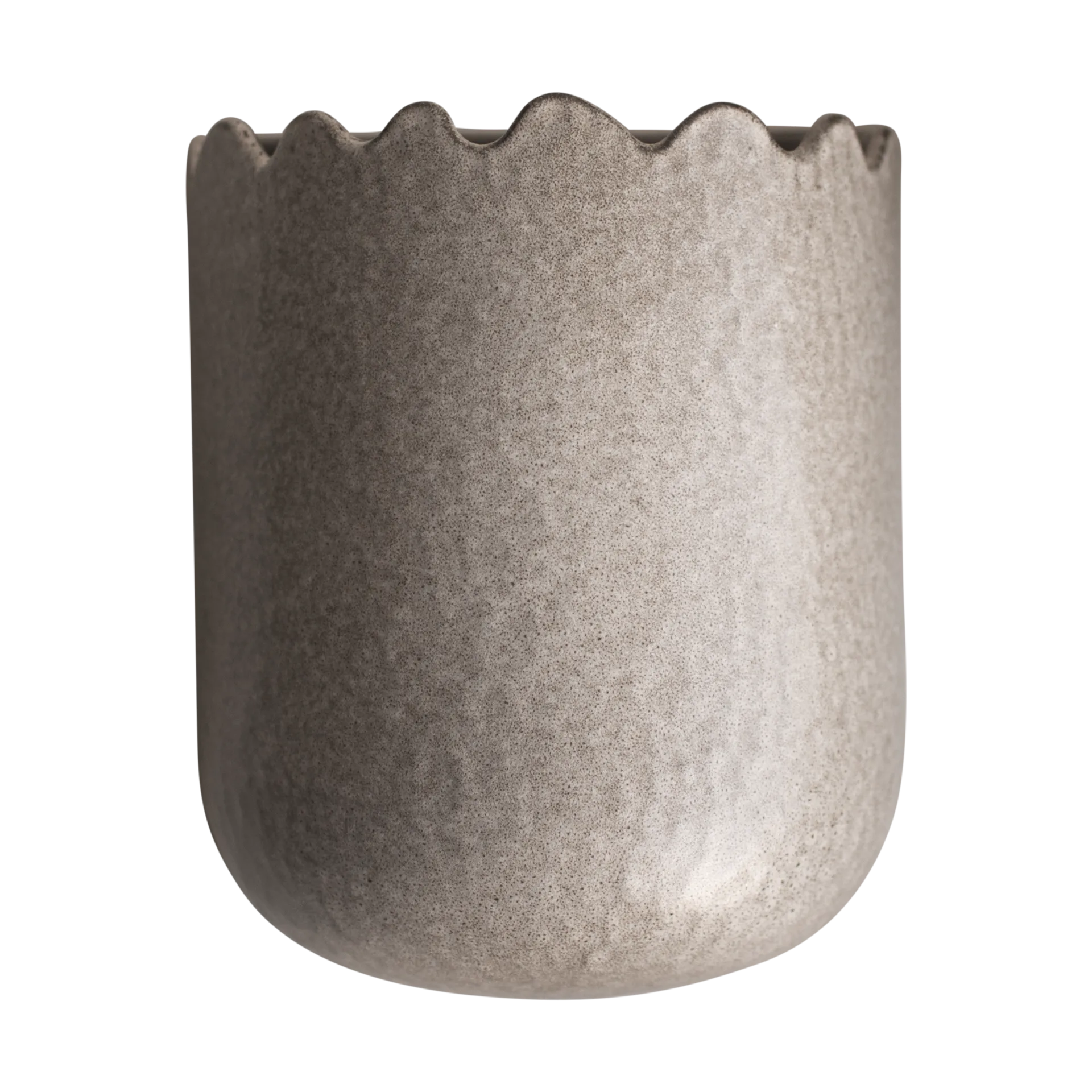 Flowery wall pot 19 cm, Beige DBKD