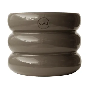 Mud plant pot shiny dust - Ø10 cm - DBKD