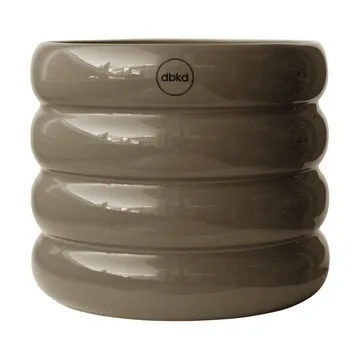 Mud plant pot shiny dust - Ø14 cm - DBKD