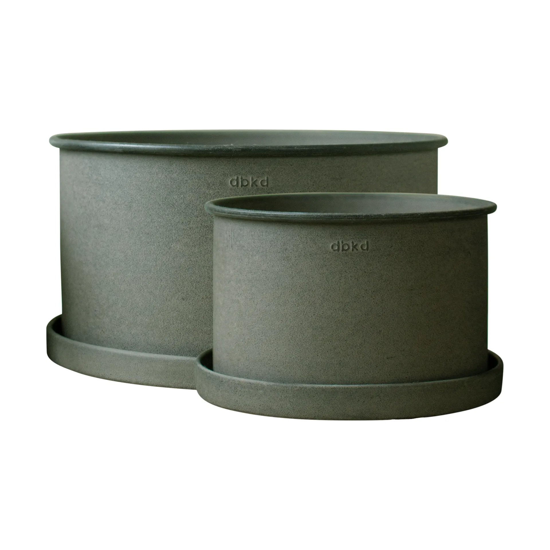 Plant bowl flower pot 2-pack, Green DBKD