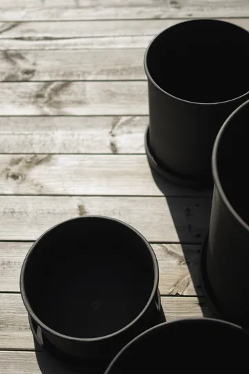 Plant pot flower pot large 2-pack - Black - DBKD