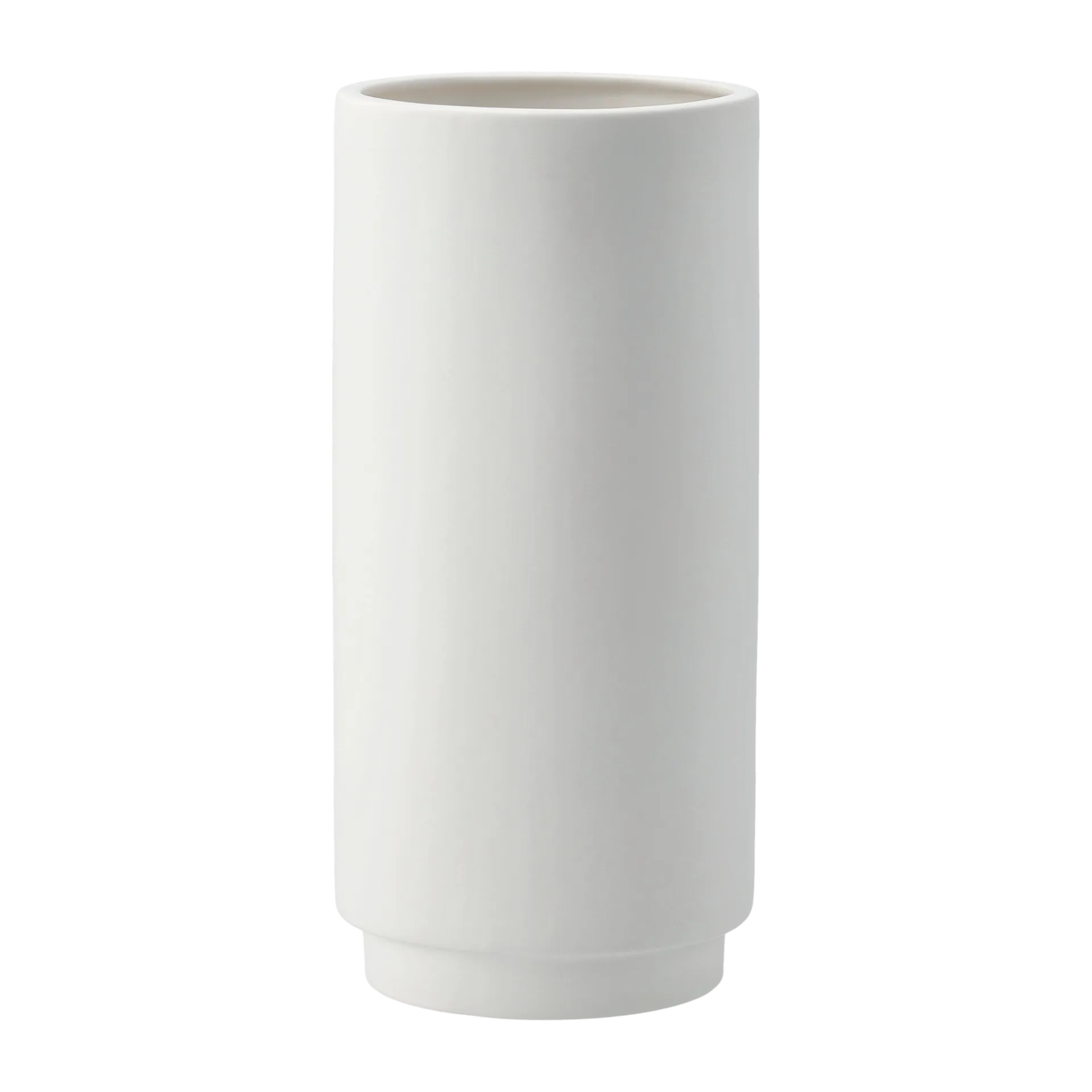 Solid high flower pot white, 30 cm DBKD