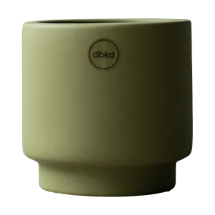 Solid pot green, Small, Ø10 cm DBKD