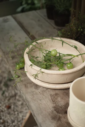 Terra bowl planter - Sand, Ø30x10.5 cm - DBKD