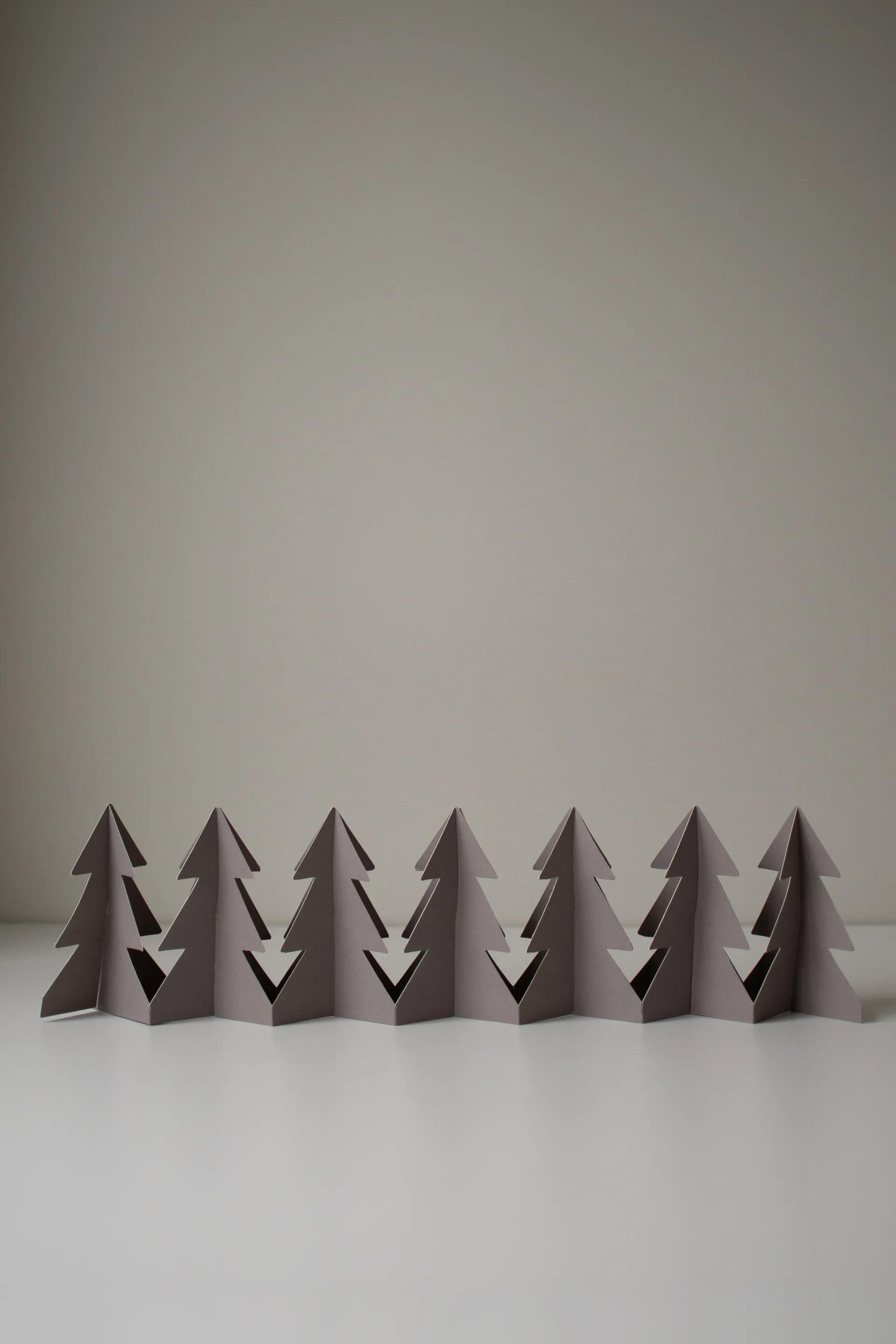 Tree in a row decoration 60 cm, Mole, 7x60 cm DBKD