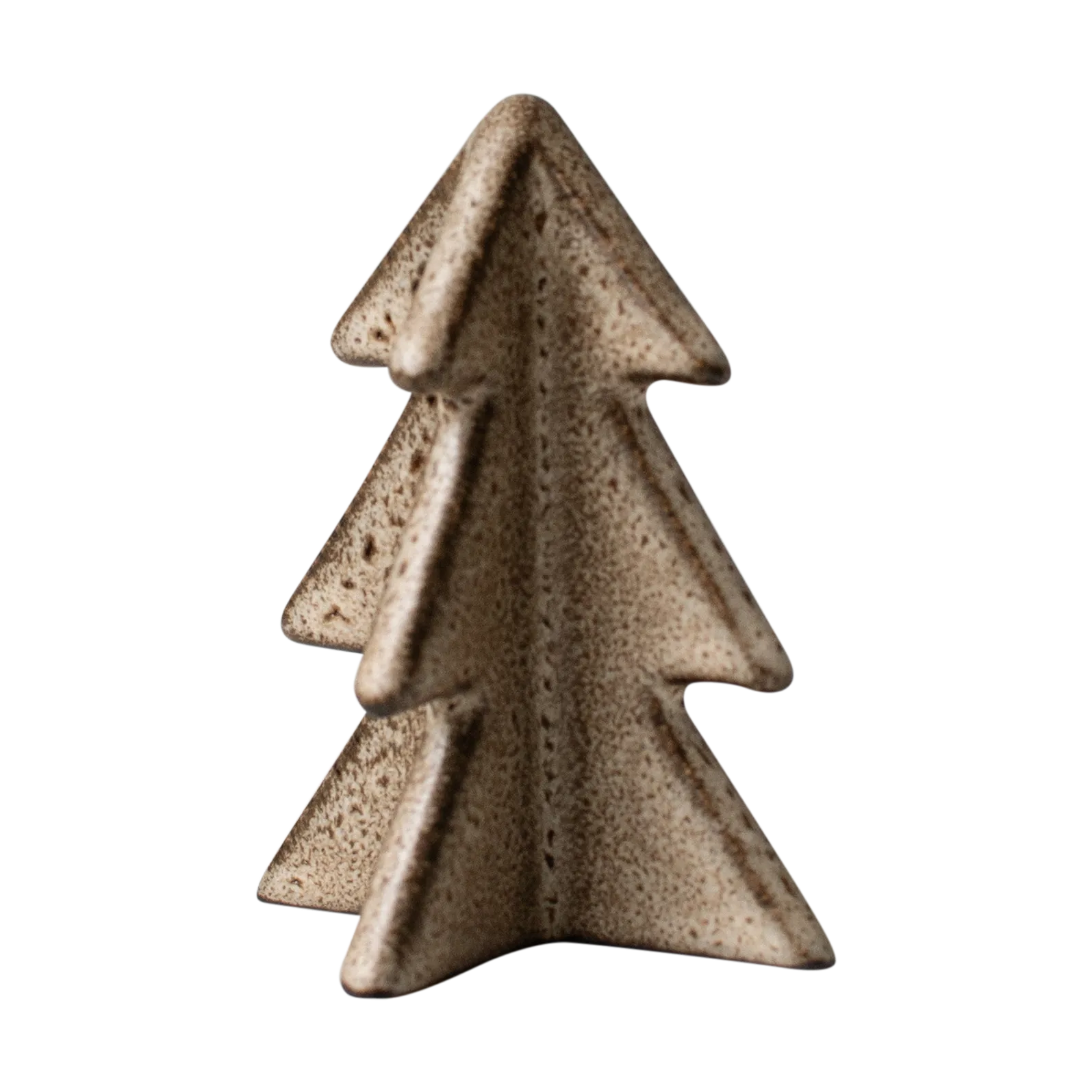Winter tree decoration, Beige, 8 cm DBKD