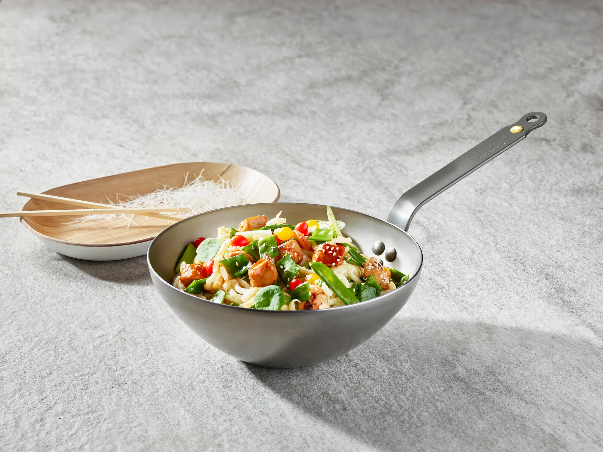 Mineral B work frying pan, 28 cm De Buyer