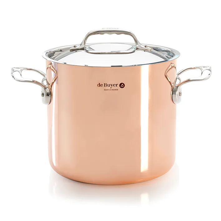 Prima Matera high casserole with lid induction, 20 cm De Buyer