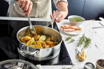 Atlantis 7 sauté pan with lid stainless steel - Ø24 cm - Demeyere