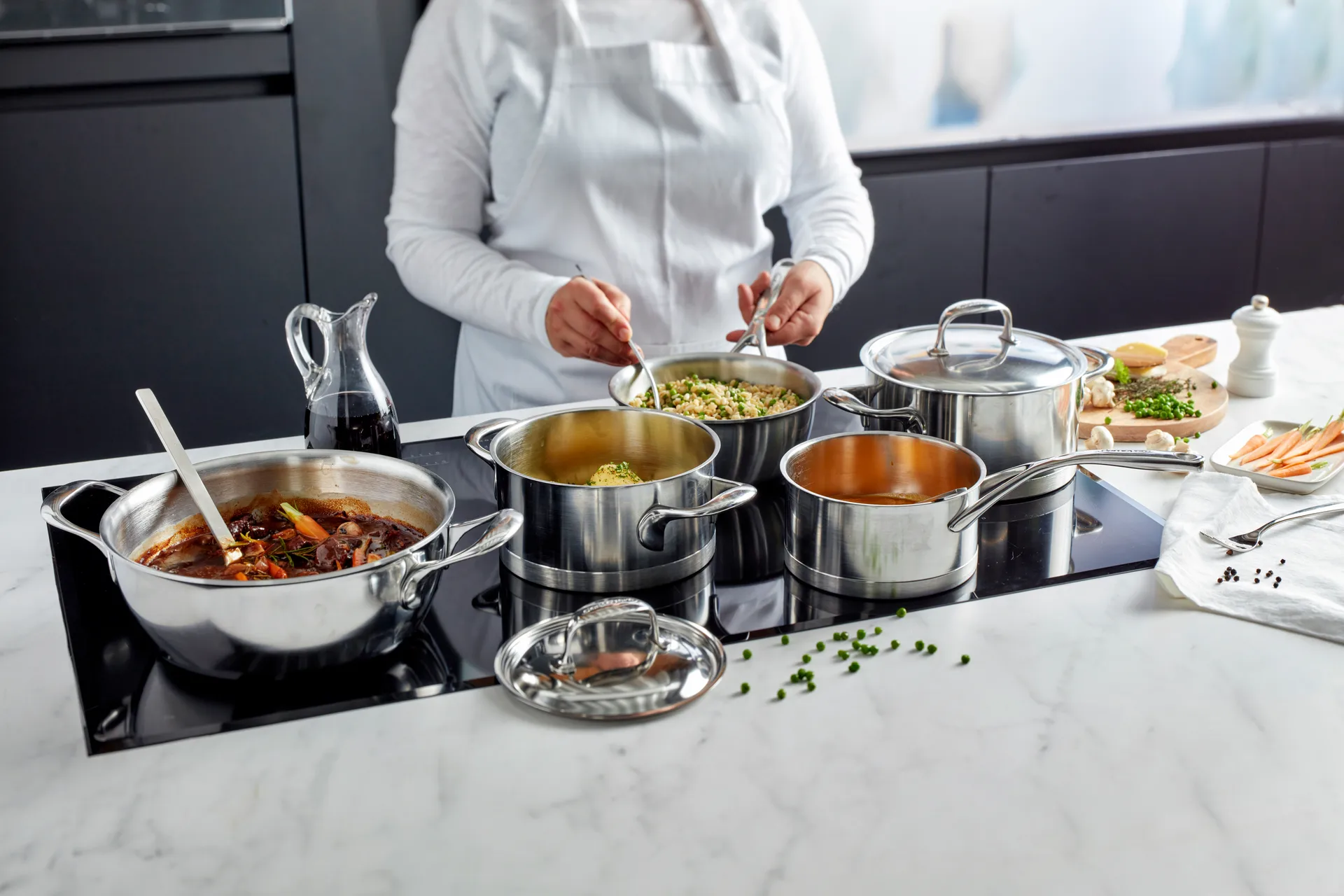 Demeyere Atlantis 7 pot low stainless steel, 4 L Demeyere