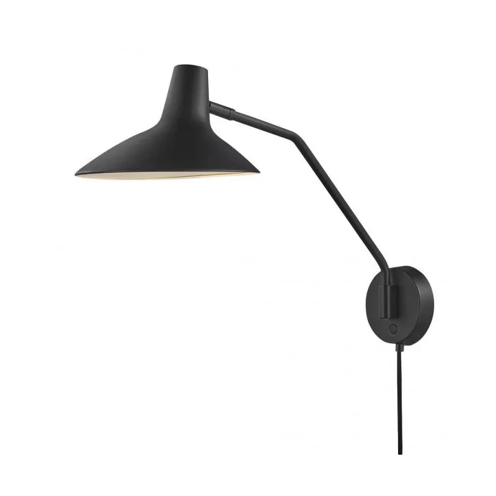 Darci Wall Lamp 36.5 cm, Black Design For The People