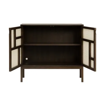 Air side table - Dark oak, 120x110 cm, with legs - Design House Stockholm