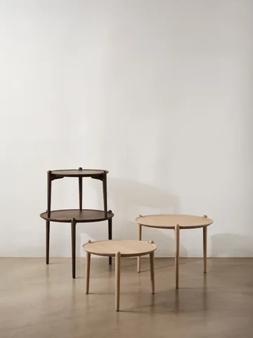 Aria coffee table - Light oak, Ø60x46 cm - Design House Stockholm