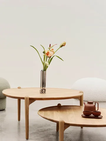 Aria coffee table - Oak, Ø90x42,5 cm - Design House Stockholm