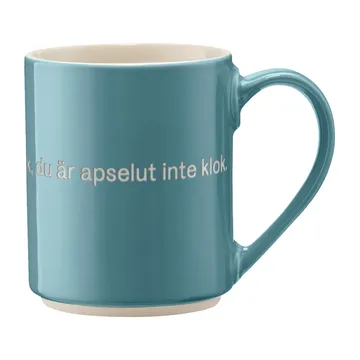 Astrid Lindgren mug, Du är inte klok… - Swedish text - Design House Stockholm