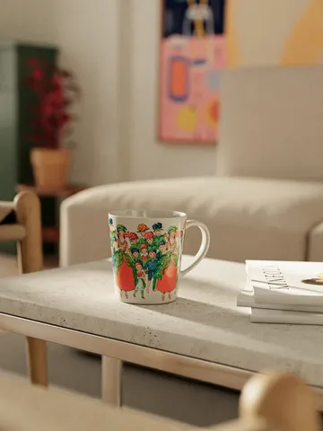 August mug with handle 400 ml - White - Design House Stockholm