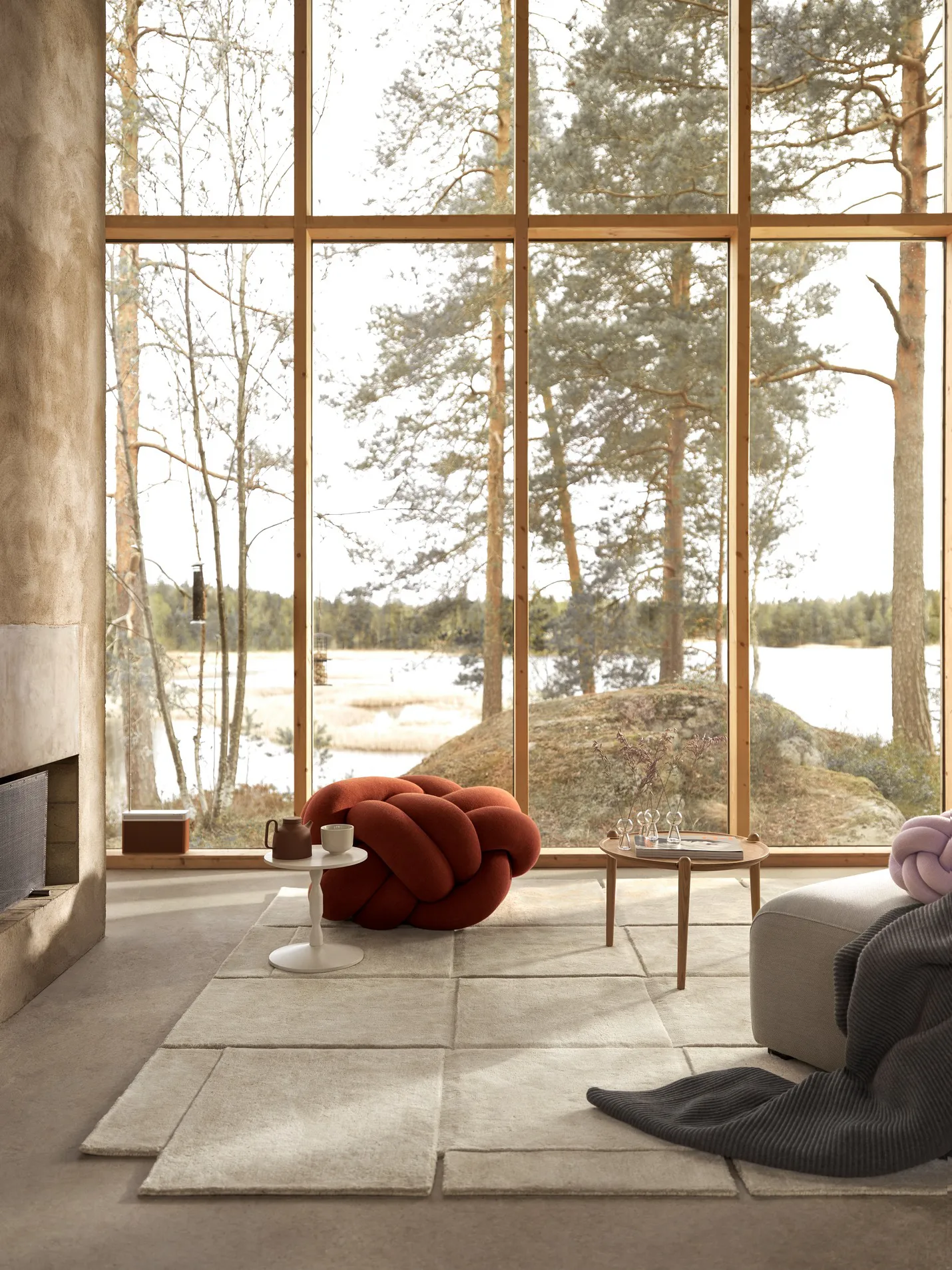 Basket Rug Beige, 185x240 cm Design House Stockholm