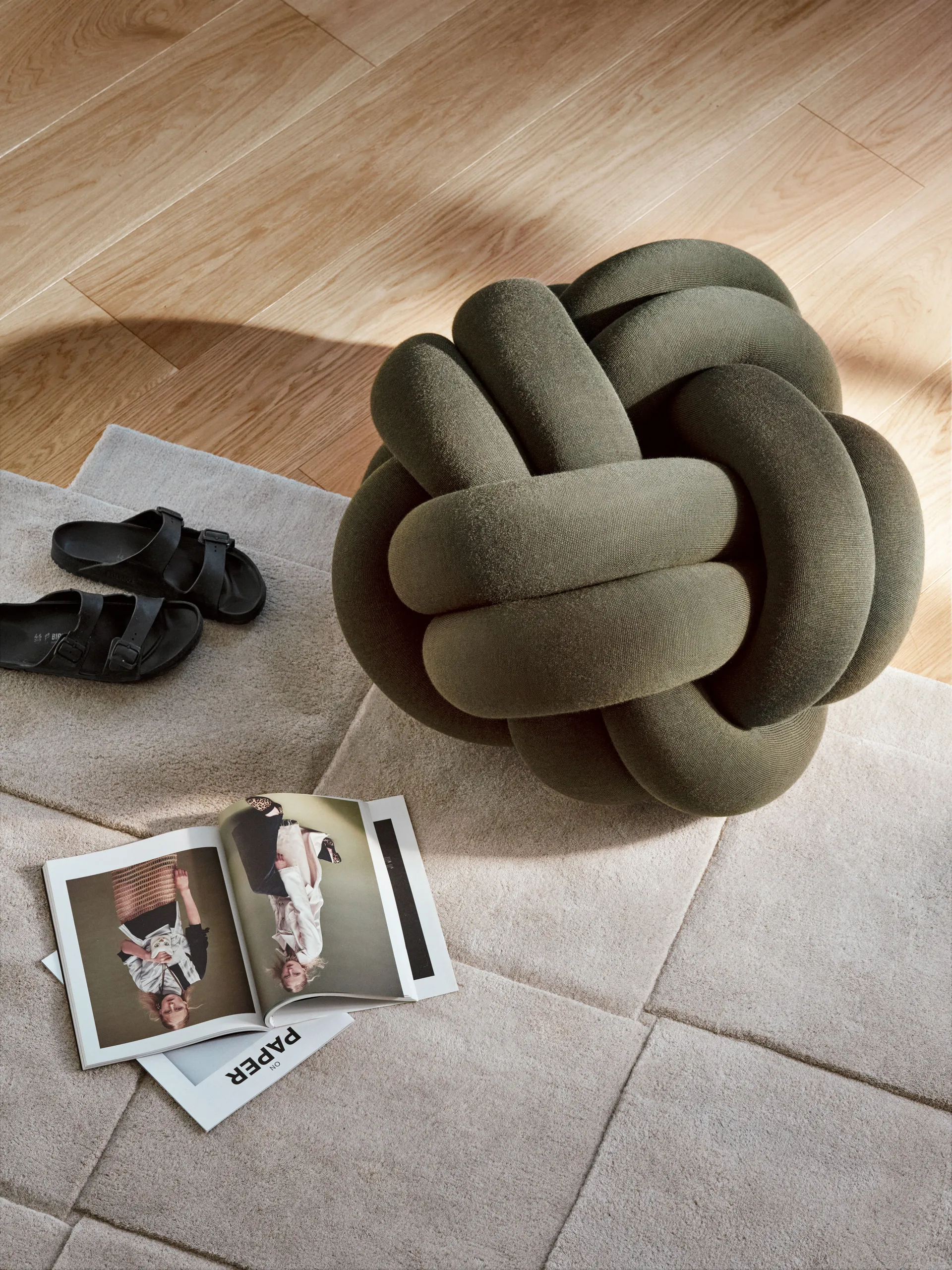 Basket Rug Beige, 185x240 cm Design House Stockholm