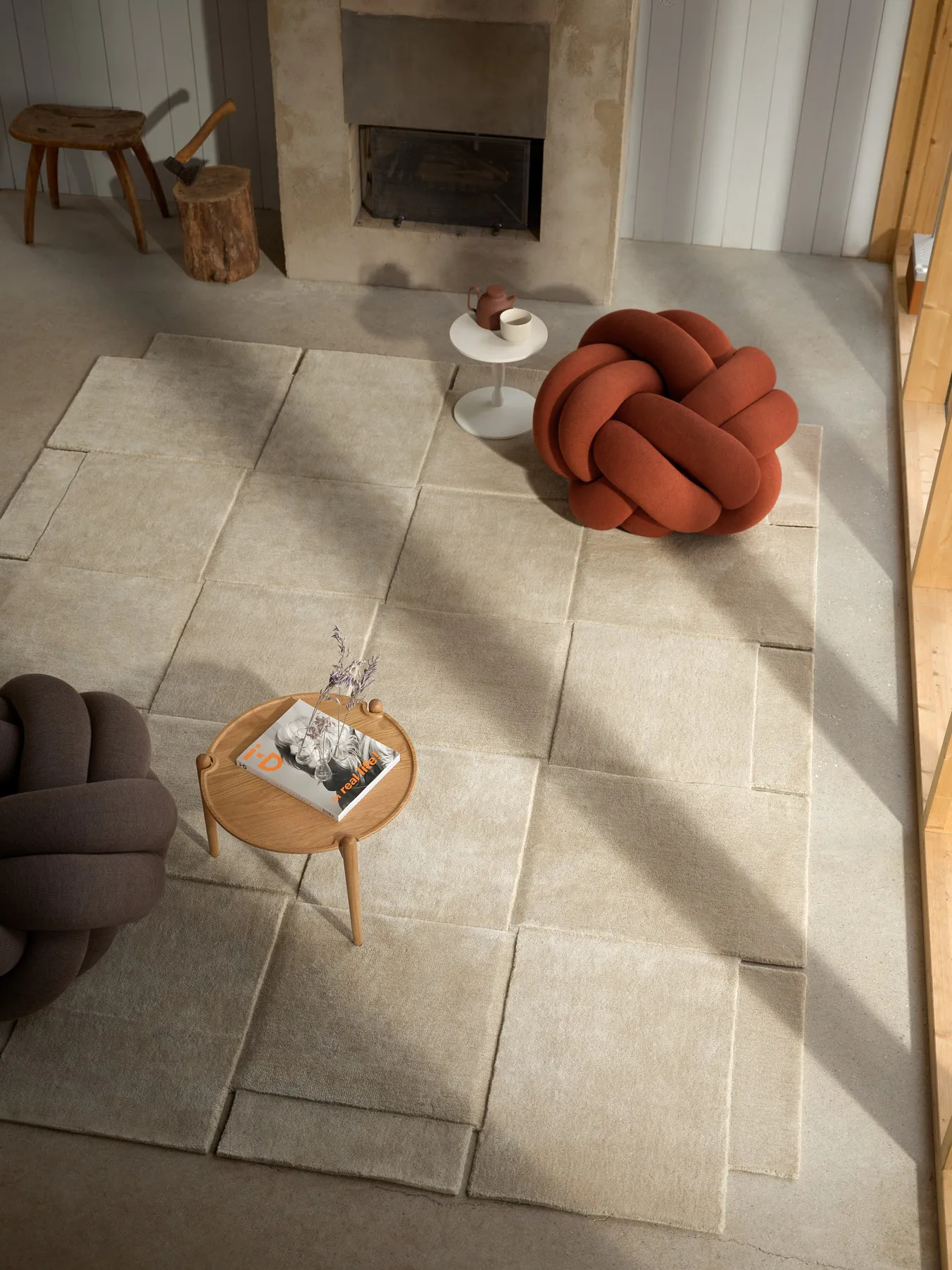 Basket Rug Beige, 245x300 cm Design House Stockholm
