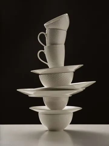 Blond bowl small 30 cl - dot white - Design House Stockholm
